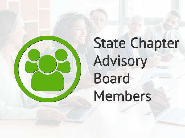 State Chapter Advisory Board Members - Free Application Available for Patrons